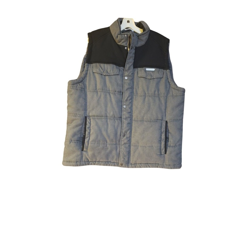 Craghoppers Mens‎ Puffer Vest Size XL* Black Grey Gorpcore Winter Quiet Luxury